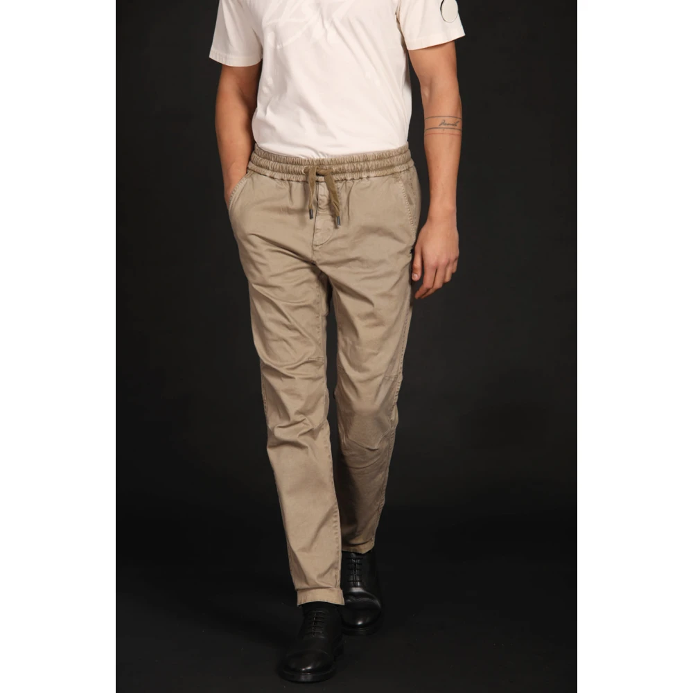 Mason's Stretch chino cargo broek John Sack Beige Heren