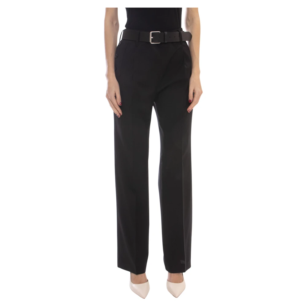 Trousers > Straight Trousers - - Moschino - Modalova
