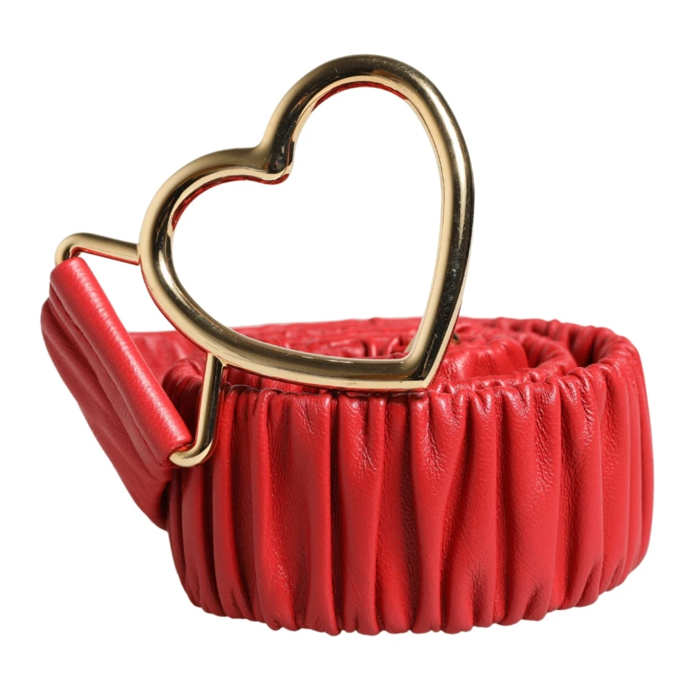 Dolce & Gabbana Women's Red Belts, One Size, Waist Belt