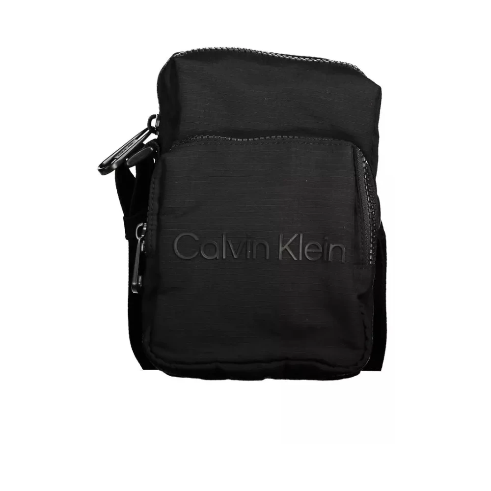 Calvin Klein Black Nylon Shoulder Bag Black Unisex