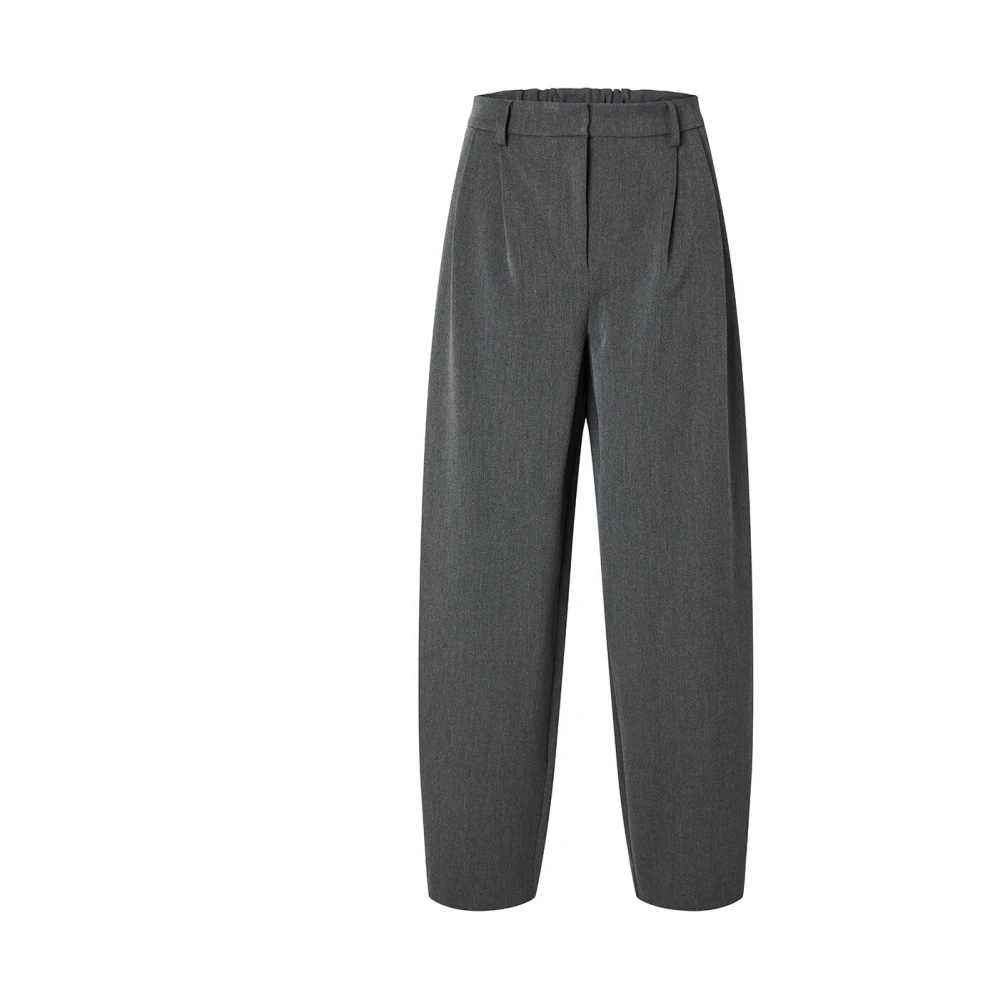 Selected Femme Barrel Pant Denim Gray Dames