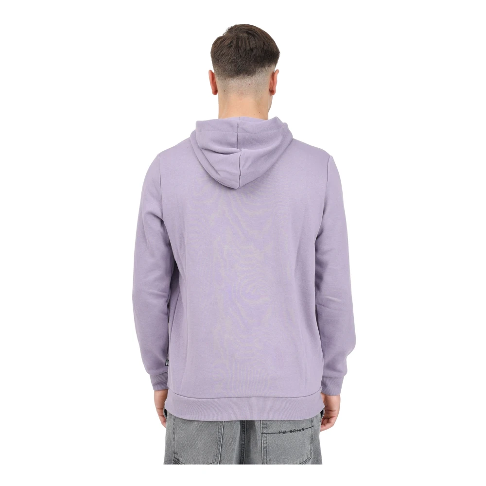 Puma Paarse Hoodie Sweater Mannen Herfst Winter Purple Heren