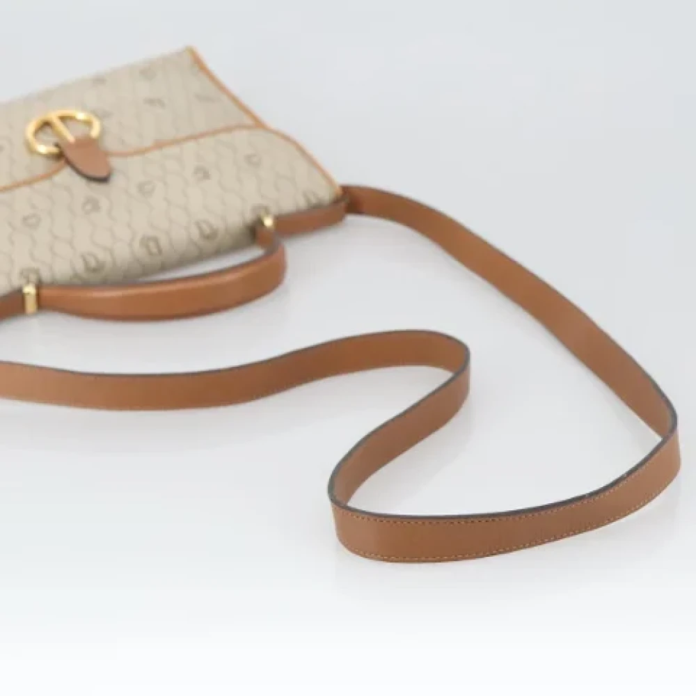 Dior Vintage Pre-owned Canvas dior-bags Beige Dames