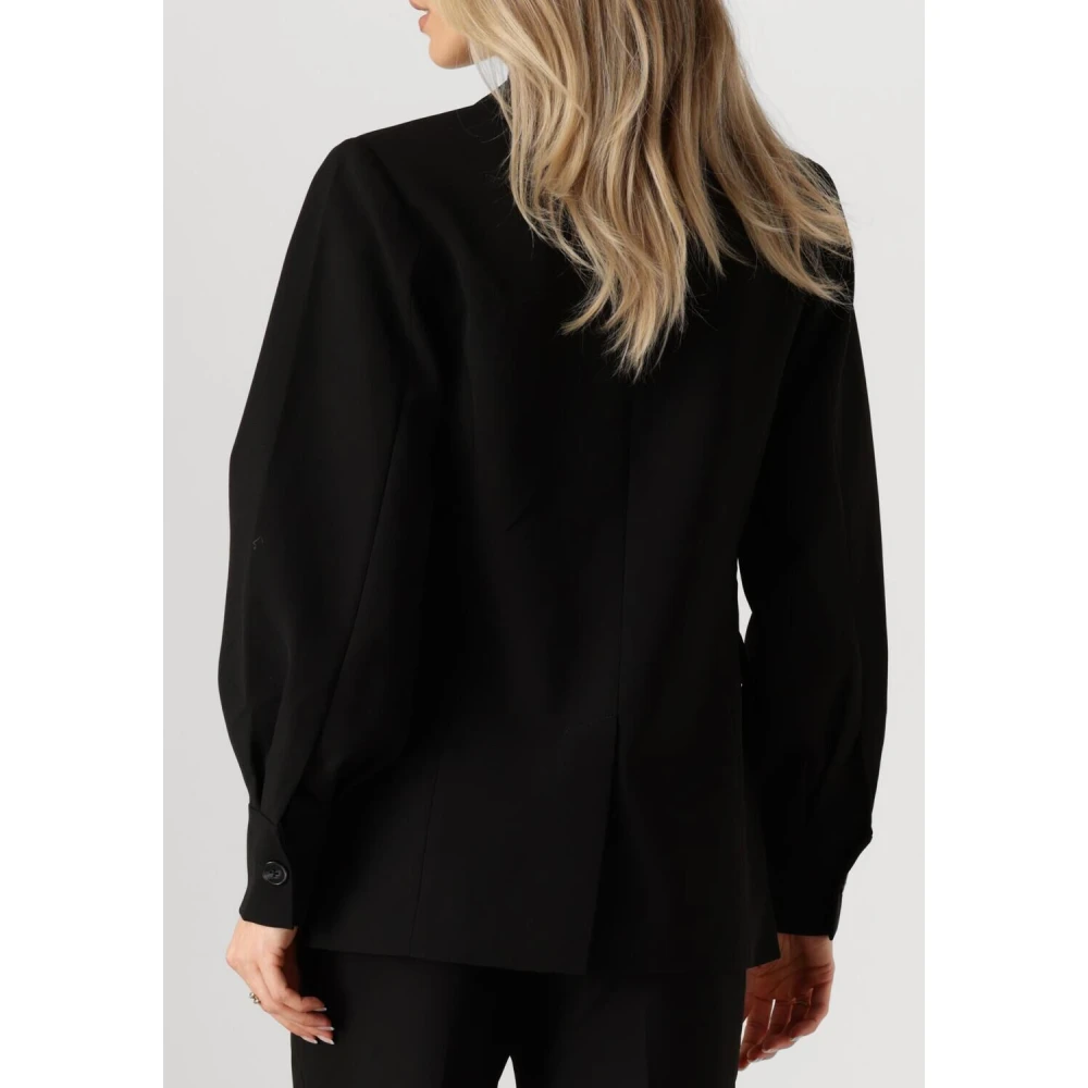Freebird Zwarte Puff Blazer Lavina Stijl Black Dames