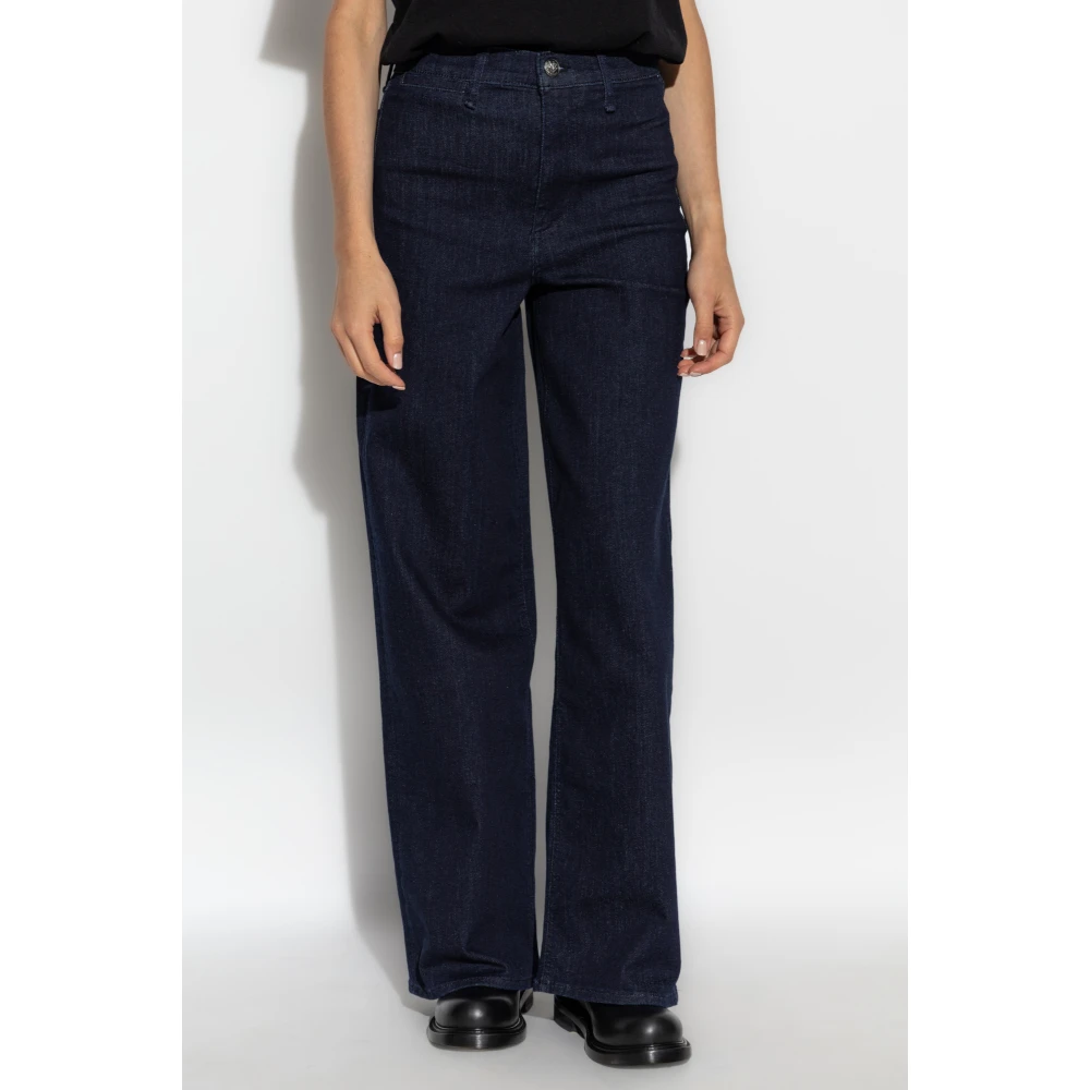 Rag & Bone Wijde broek Blue Dames