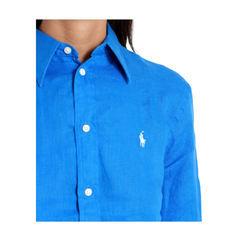 Polo Ralph Lauren Stijlvol Overhemd Blue Dames