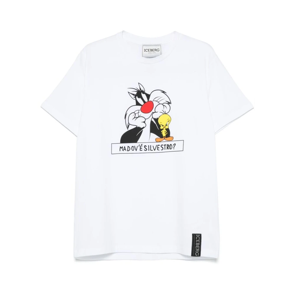 Iceberg - Tops > T-Shirts - White - Iceberg - Modalova