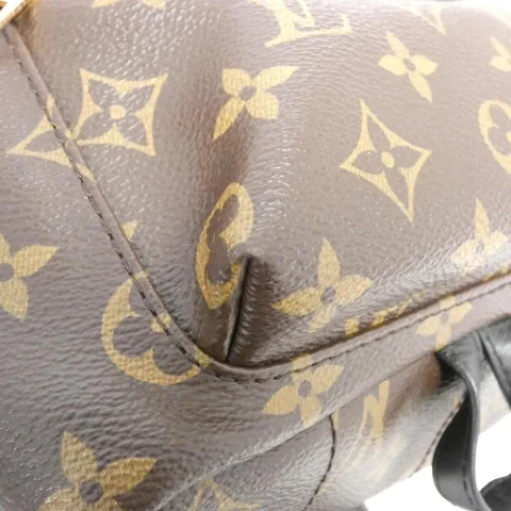 Louis Vuitton Vintage Pre-owned Canvas backpacks Brown Dames