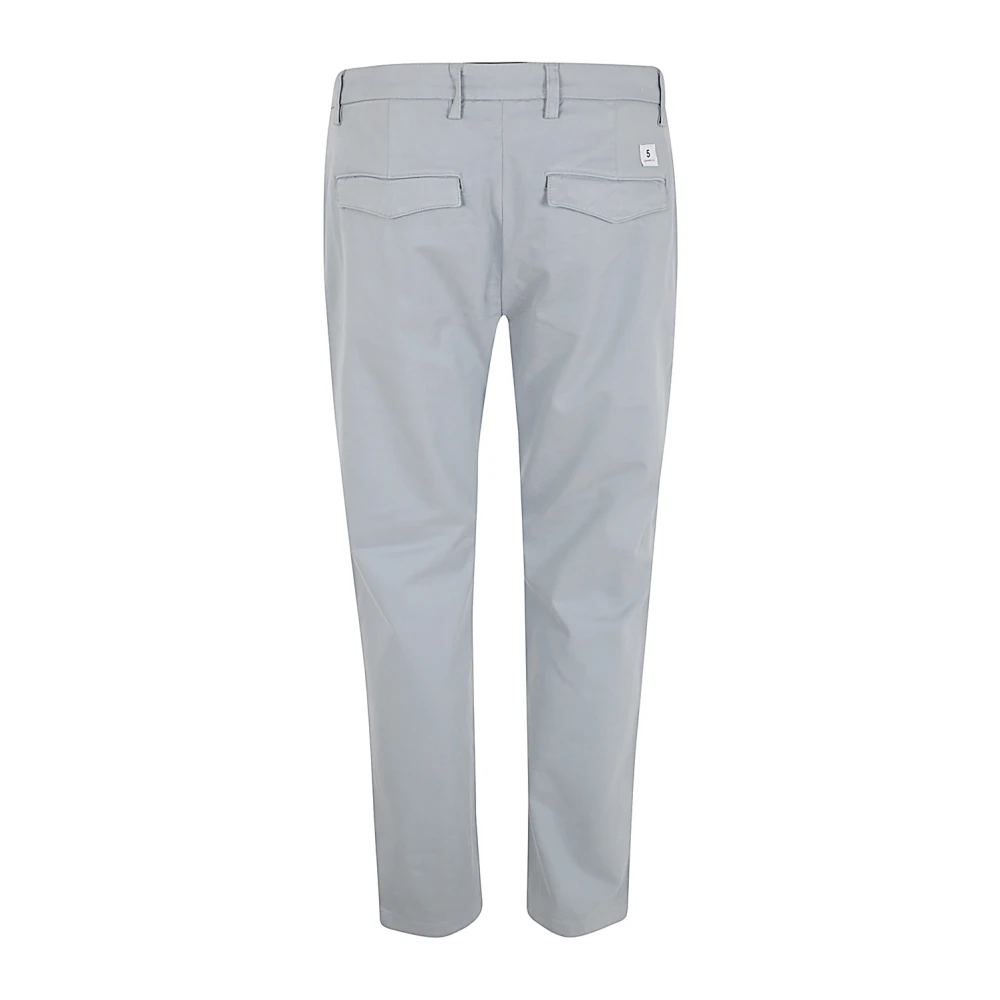 Department Five Slim Chino Prince Broek Blue Heren