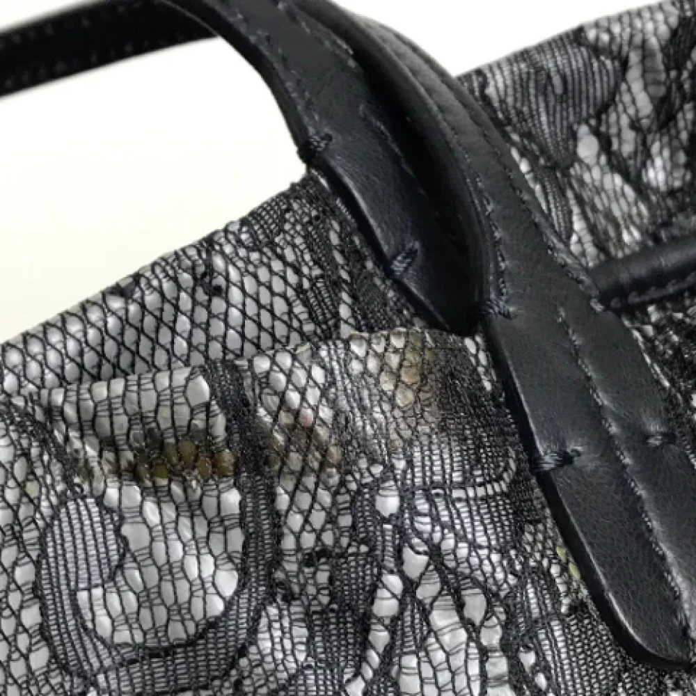 Valentino Vintage Pre-owned Fabric totes Black Dames