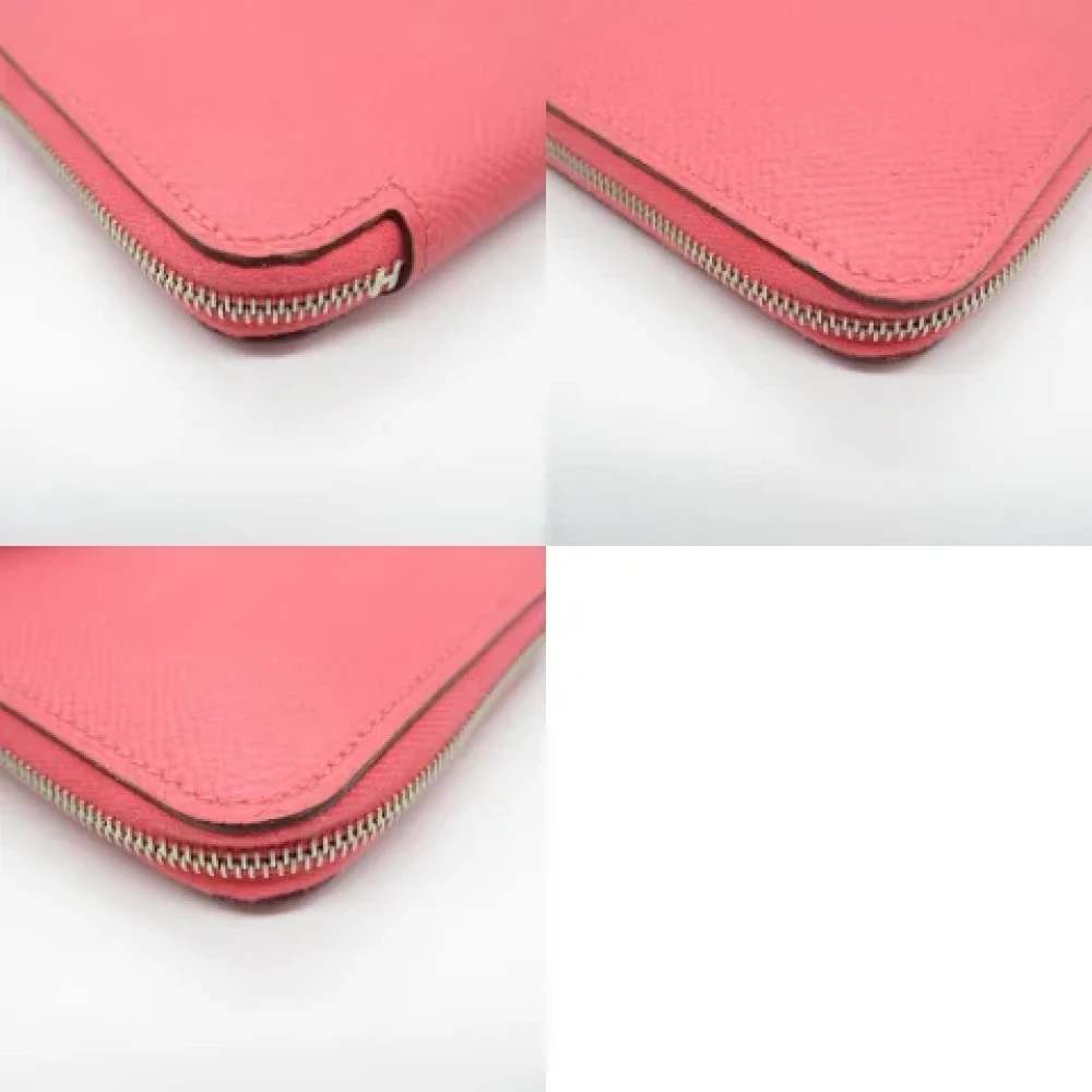 Hermès Vintage Pre-owned Leather wallets Pink Dames