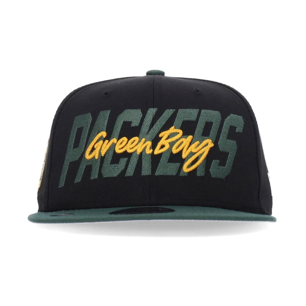 new era Green Bay Packers Platte Klep Pet Black Unisex