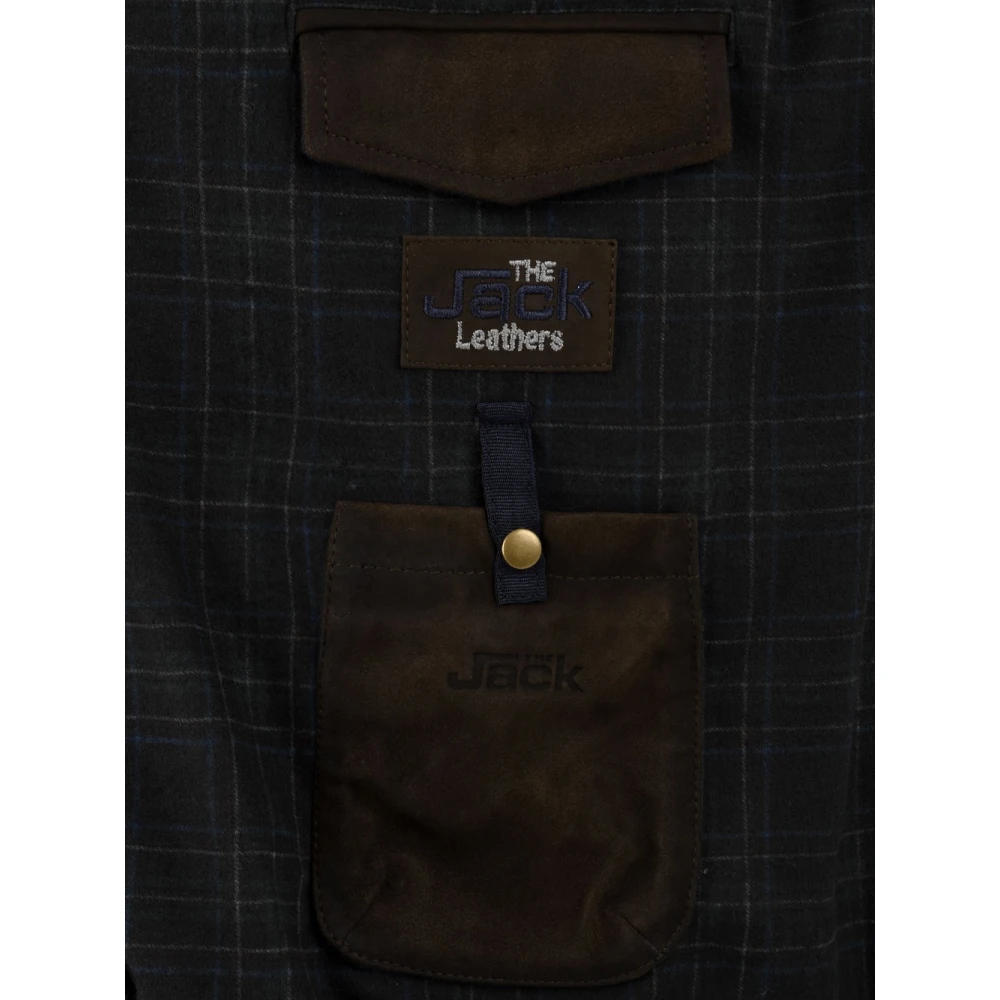 The Jack Leathers Balmoral Leren Jas Groen Brown Heren