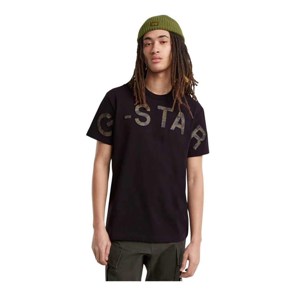 G-Star Korte Mouw Mode T-shirt Black Heren