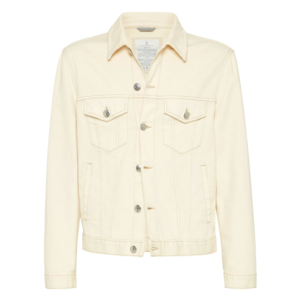 Jackets > Denim Jackets - - Brunello Cucinelli - Modalova