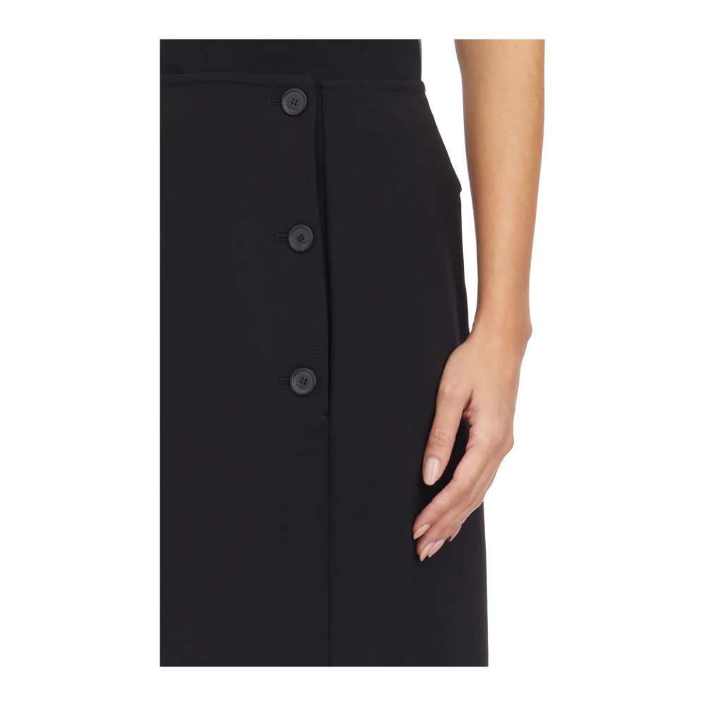 Courrèges Getailleerde knooprok Black Dames