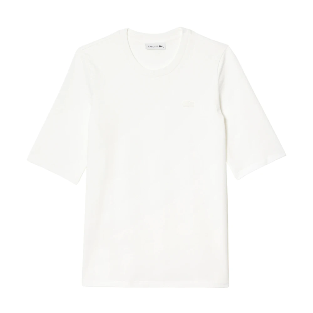 Lacoste Vita T-shirts och Polos White, Dam