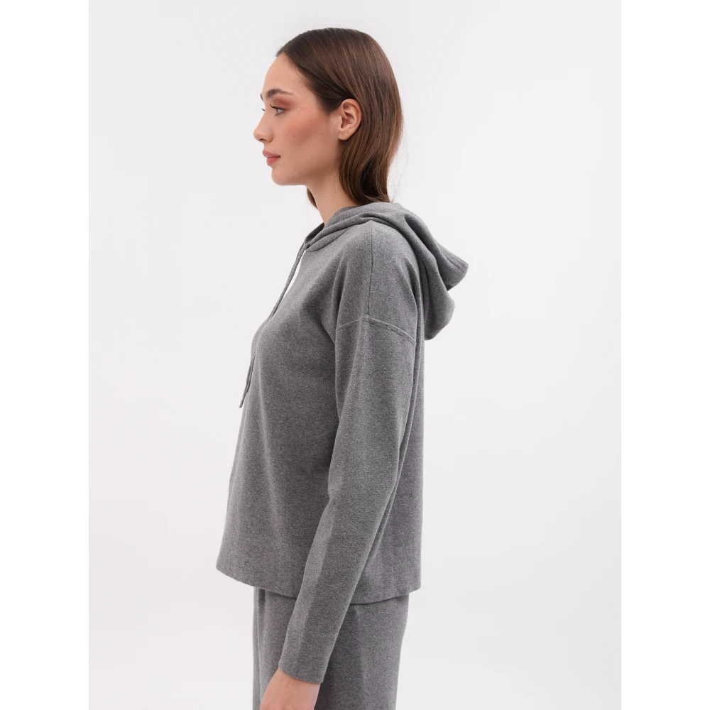 RRD Toni Up Hoodie Sweatshirt Gray Dames