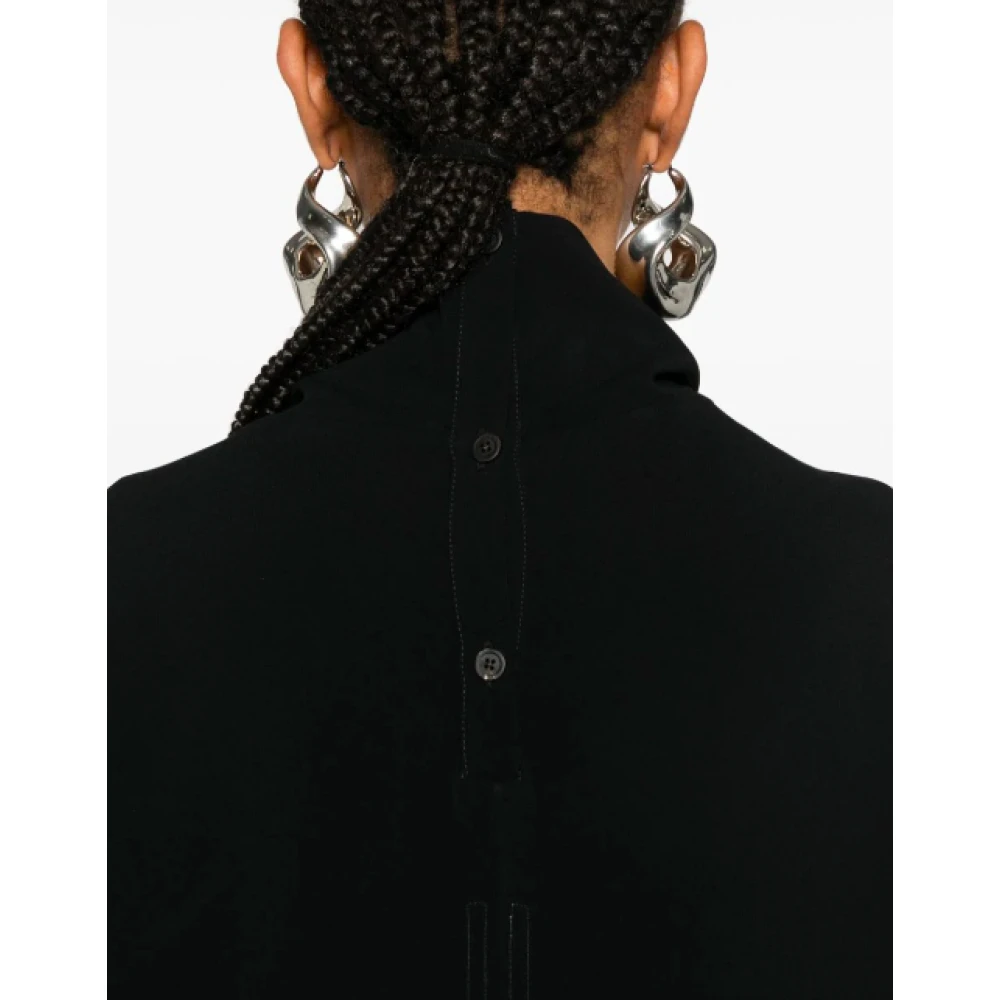 Rick Owens Zwarte T Top voor Mannen Black Dames