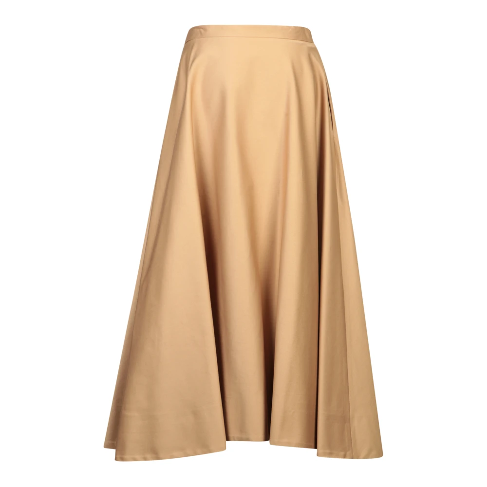 Blanca Vita Groene Midi Rok Elegante Stijl Beige Dames