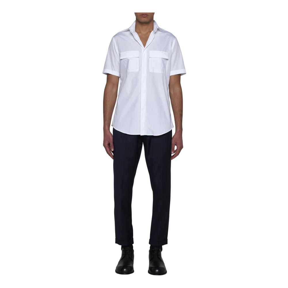 Low Brand Witte Shirt Collectie White Heren