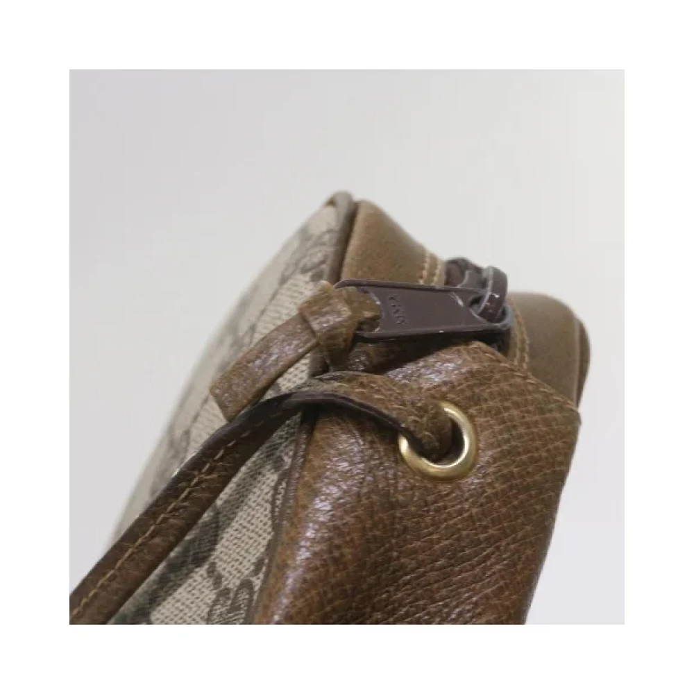 Gucci Vintage Pre-owned Canvas gucci-bags Beige Dames