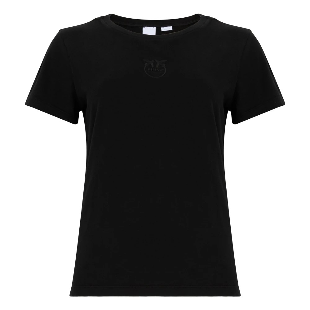 Pinko Stijlvolle Zwarte T-shirts en Polos Black Dames