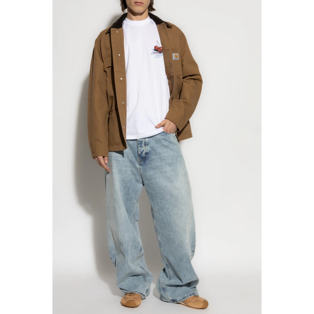 Carhartt Wip Uomo Marrone Giacche, M, New, - Immagine 4