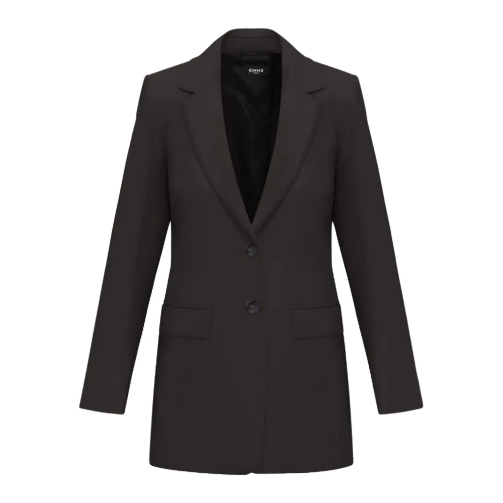 Emme DI Marella Stijlvolle jas met 100% samenstelling Gray Dames