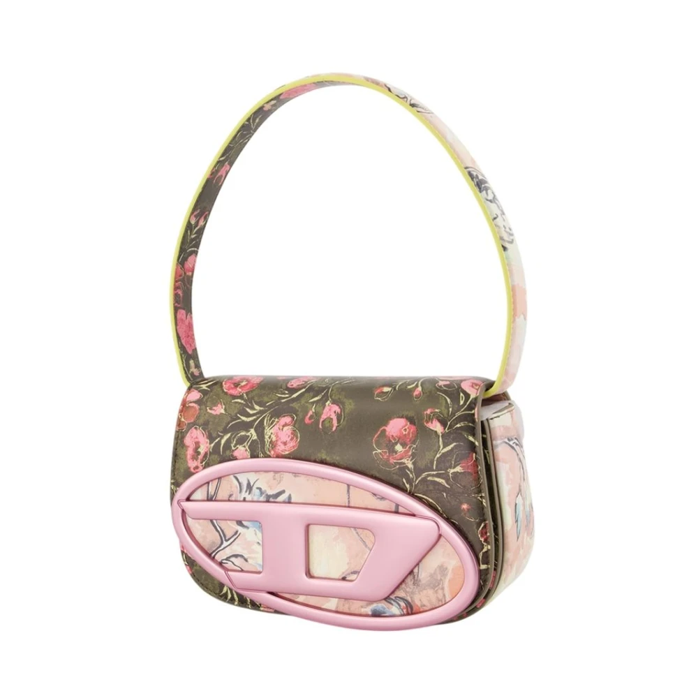 Diesel Women's Multicolor - 1Dr-Iconic Shoulder Bag With Floral Print - Shoulder Bags - Woman Uni - Image 3