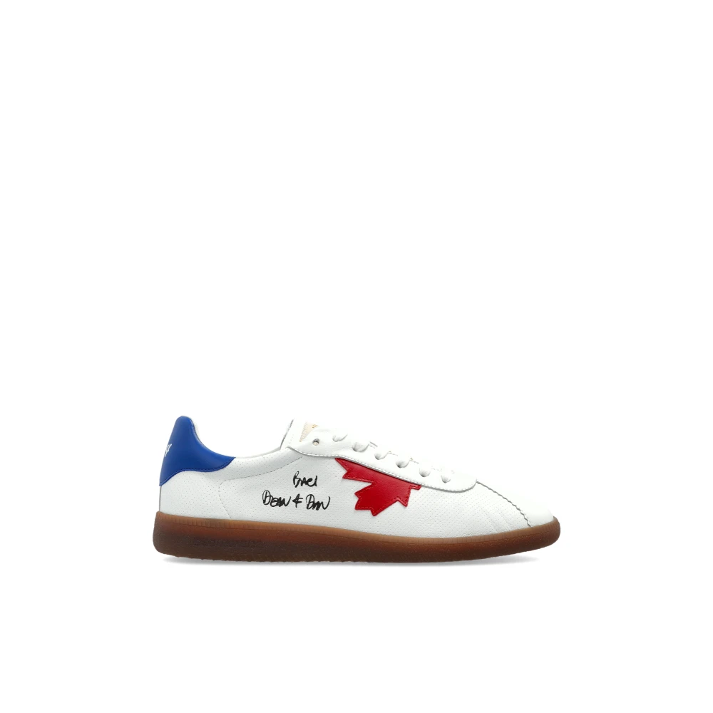 Dsquared2 Men's White Sneakers, 7 Uk, Rebel Trainers