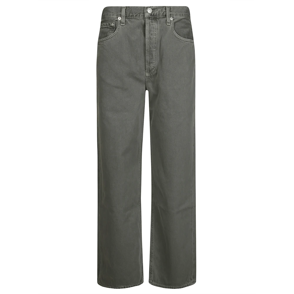 Agolde Casual Loszittende Denim Jeans Gray Dames