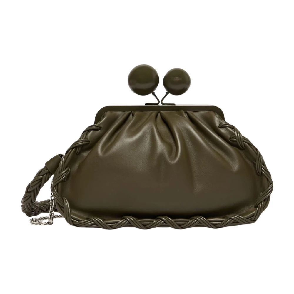 Weekend Max Mara Women's Green Clutches, One Size, Pasticcino Bag Medium