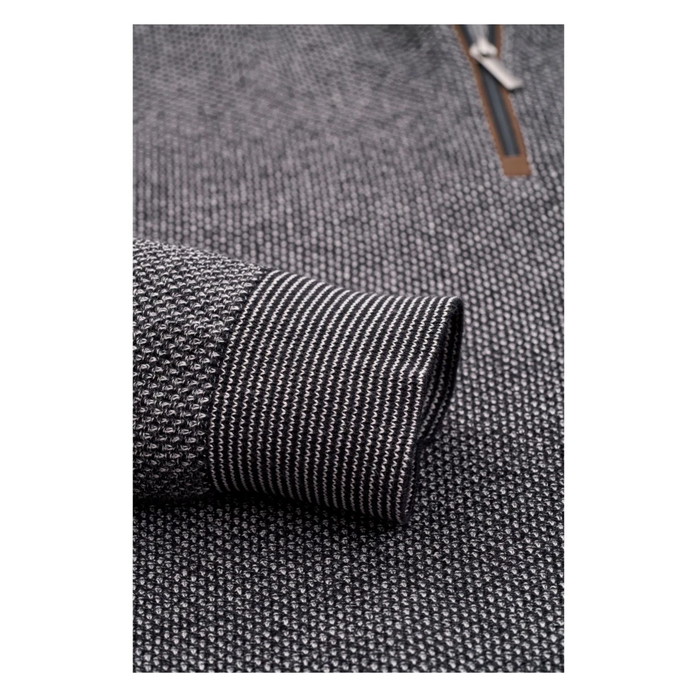 Bugatti Zwarte Trui Stijl 65533b Black Heren