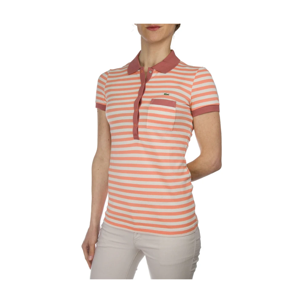 Lacoste Polo Shirts Pink Dames
