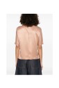 t-shirt-beige-a-col-rond