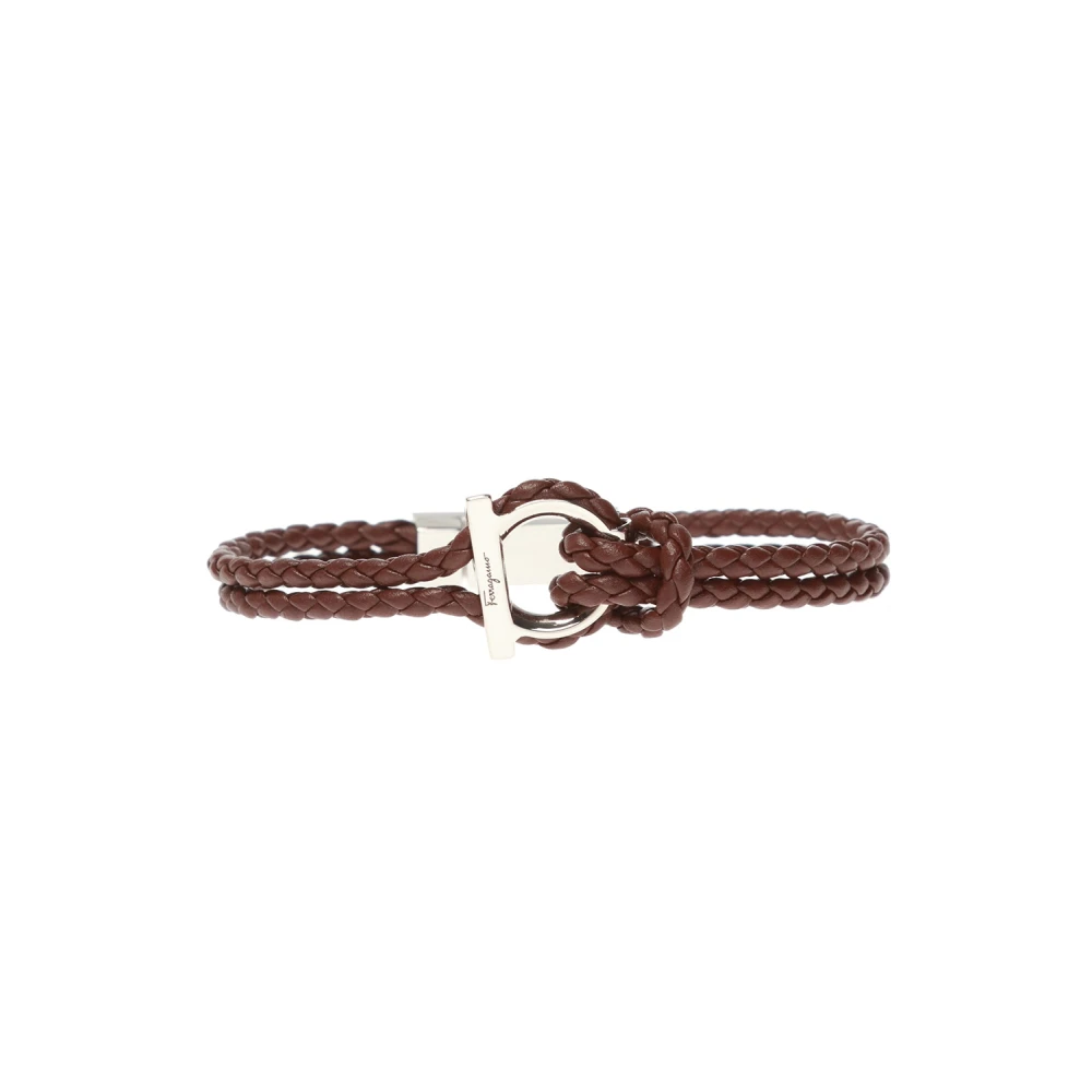 Ferragamo Uomo Marrone Accessori, Taglia Unica, New,