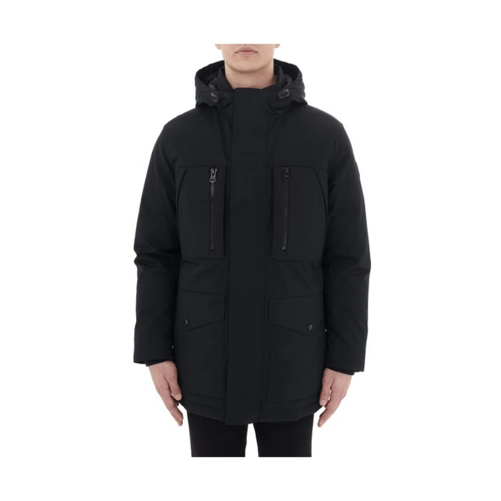 Hugo Boss Stijlvolle jassen voor mannen Black Heren