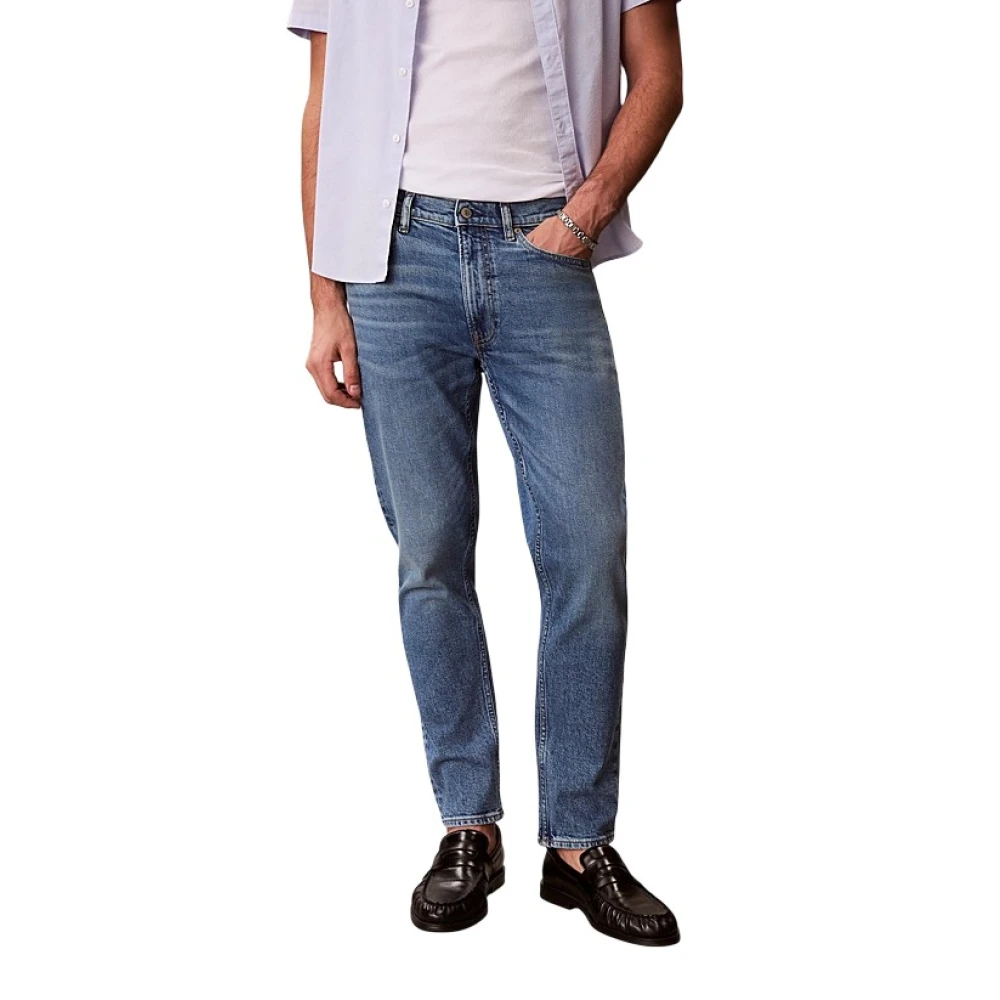 Calvin Klein Men's Blue Fuselée Jeans - Slim Fit Jeans - W28 - Jeans