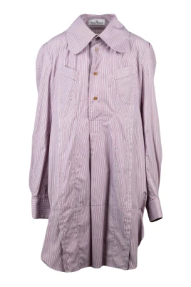 Pyjamaskjortaklänning
