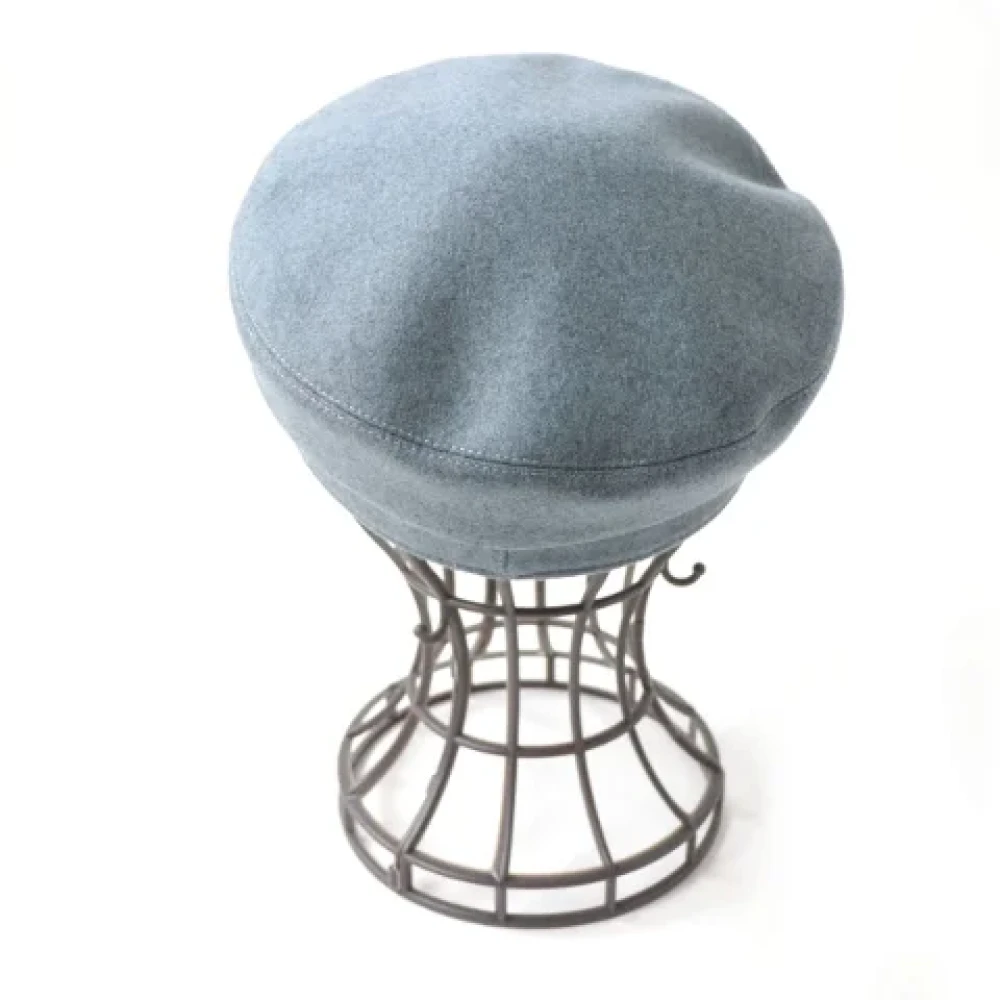 Hermès Vintage Pre-owned Fabric hats Gray Dames