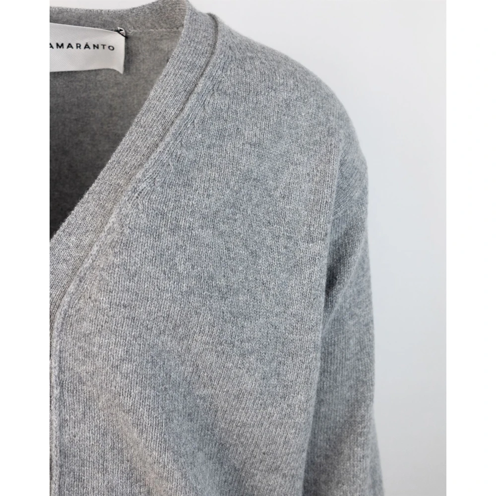 Amaránto V-hals Ribtrui Grijs Gray Heren