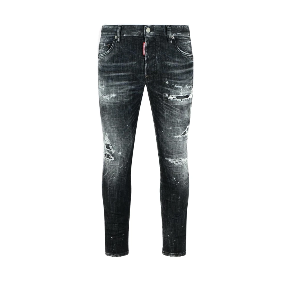 Dsquared2 Men's Black Classic Denim Jeans For Everyday Wear