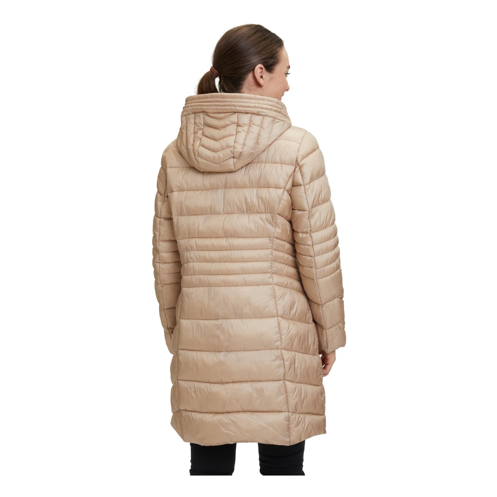 Betty Barclay Gewatteerde jas met capuchon Beige Dames