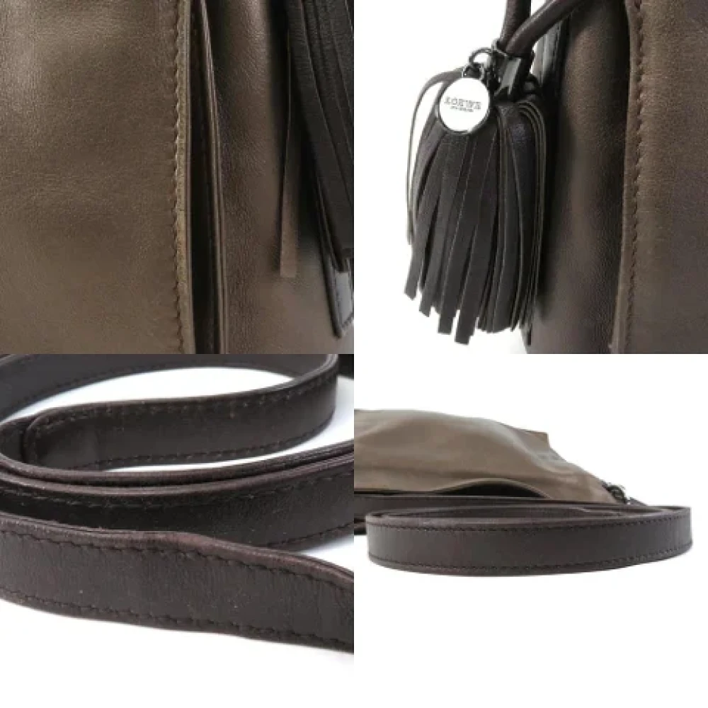 Loewe Pre-owned Leather shoulder-bags Brown Dames