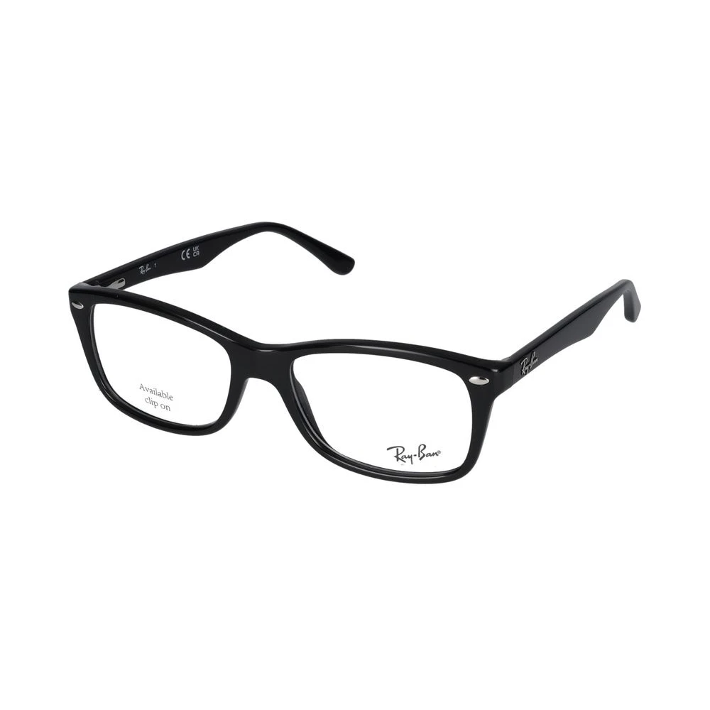 Ray-Ban , Glasses, Unisex, Black, 53 Mm, Stylish Eyeglasses 0Rx5228 2000