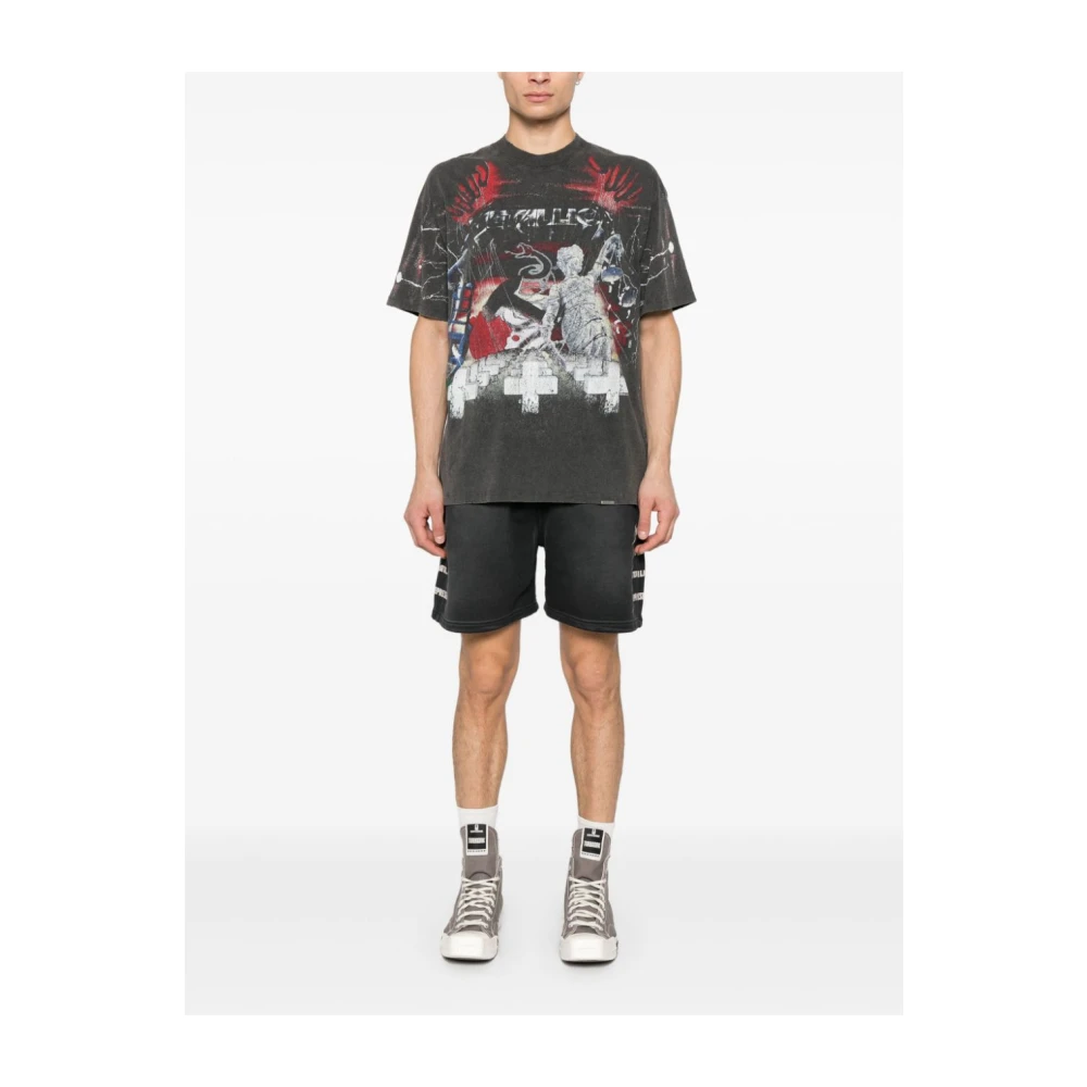 Represent Oversized T-shirt Gray Heren