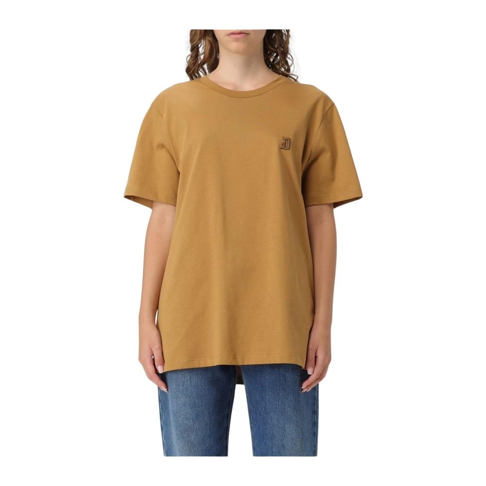 Dondup - Tops > T-Shirts - Brown - Dondup - Modalova
