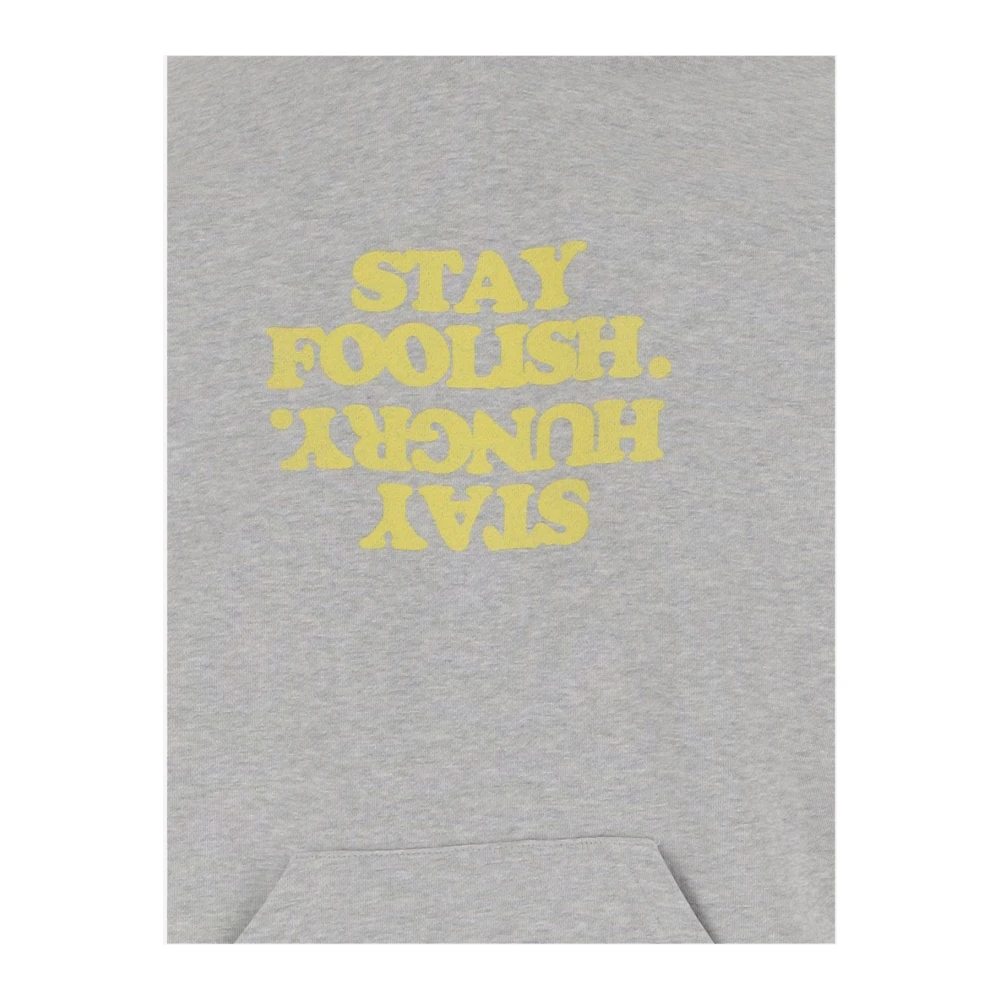 Coperni Contrasterende Print Katoenmix Sweatshirt Gray Dames
