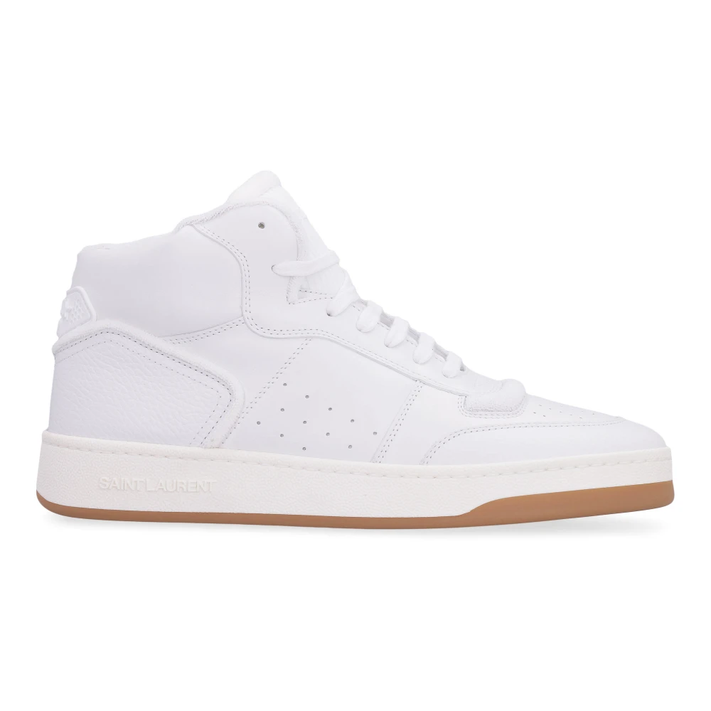 Saint Laurent Sl/80 Mid-top Sneakers Heren Schoenen Wit